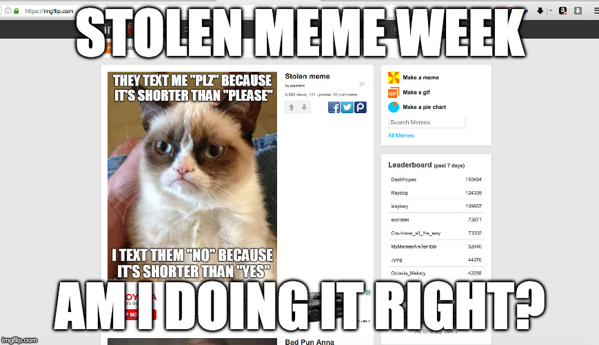 Stolen meme week Imgflip