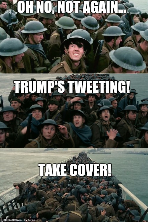 I'd rather be stuck on Dunkirk beach in 1940 than read another Trump