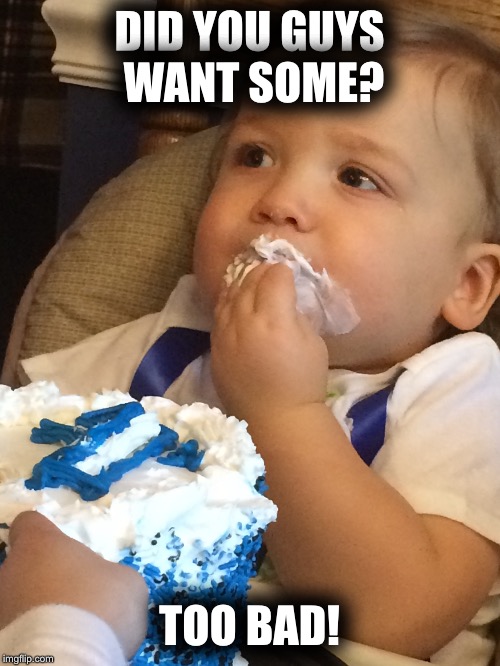 Image tagged in baby,cake,birthday cake Imgflip