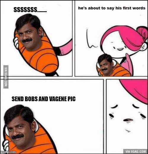 He is About to Say His First Words Imgflip