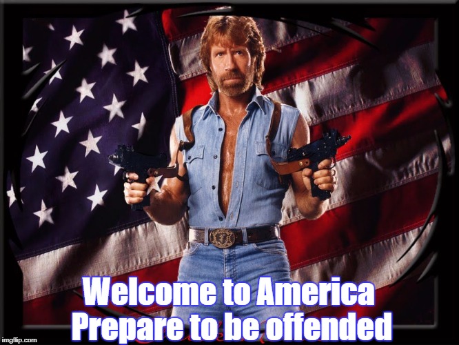 Chuck Norris US Flag Imgflip