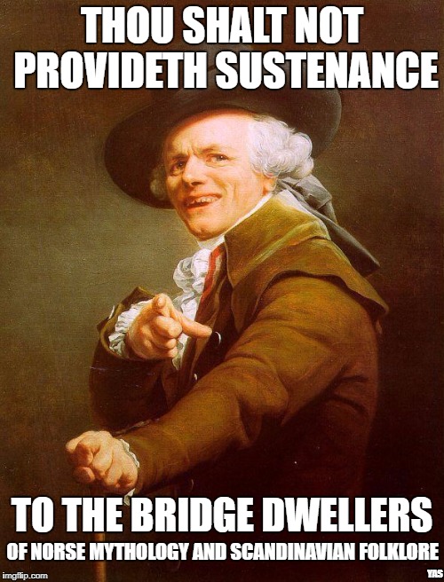 Don't feed the trolls archaic rap Imgflip