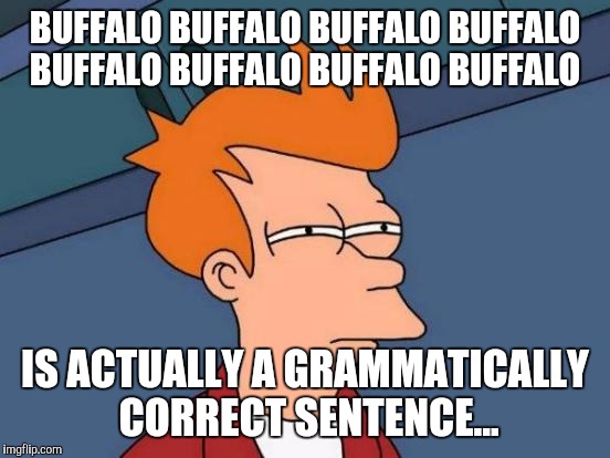 Gotta Love English that way. Imgflip