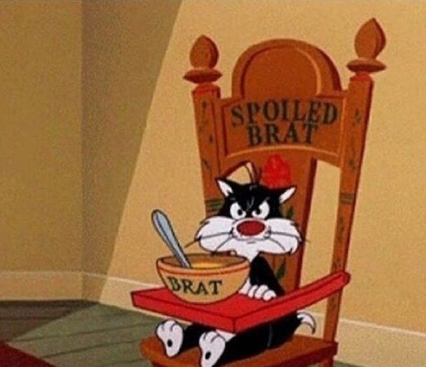 Spoiled Brat Cat Blank Template - Imgflip