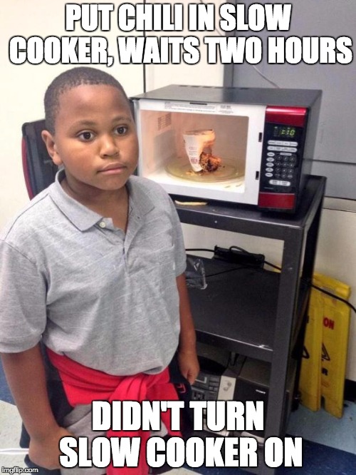 black kid microwave Imgflip
