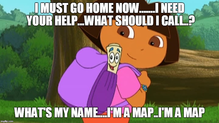 Dora I Need Your Map To Get Home Map Poin
