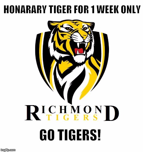 Image tagged in richmond tigers 2017 Imgflip