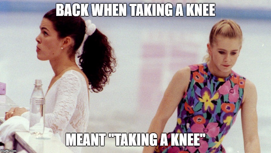 Taking a knee Imgflip