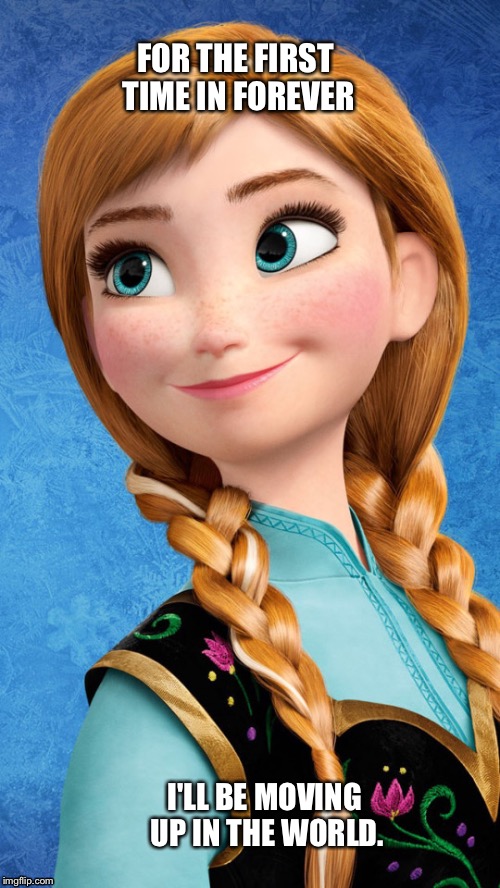 Anna from Disney's Frozen/Recieving an Exciting Opportunity that is