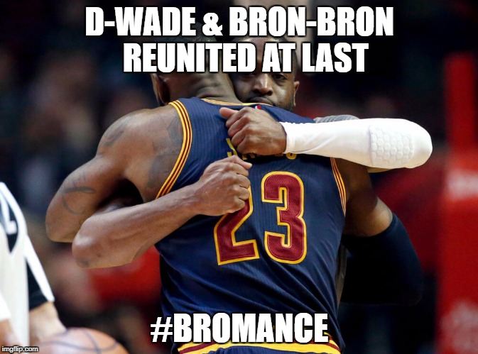 Bron Bron and DWade Sittin' in a Tree... Imgflip