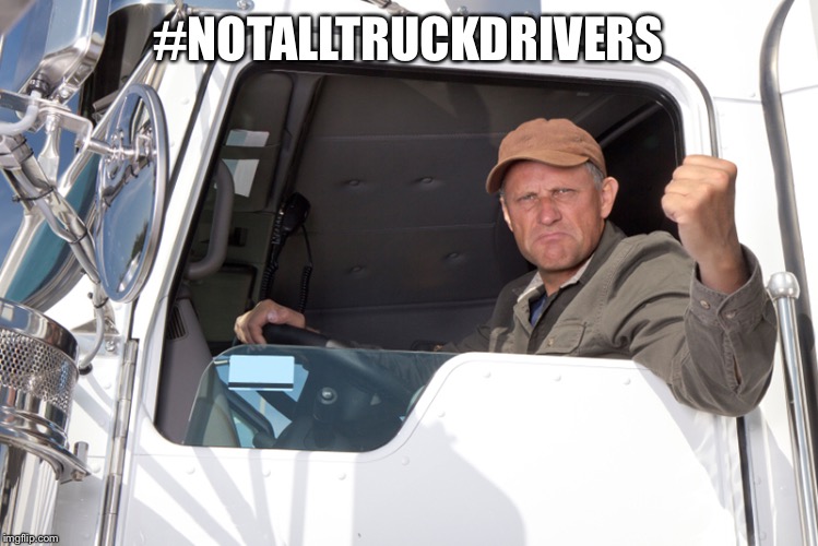 Angry truck driver Imgflip