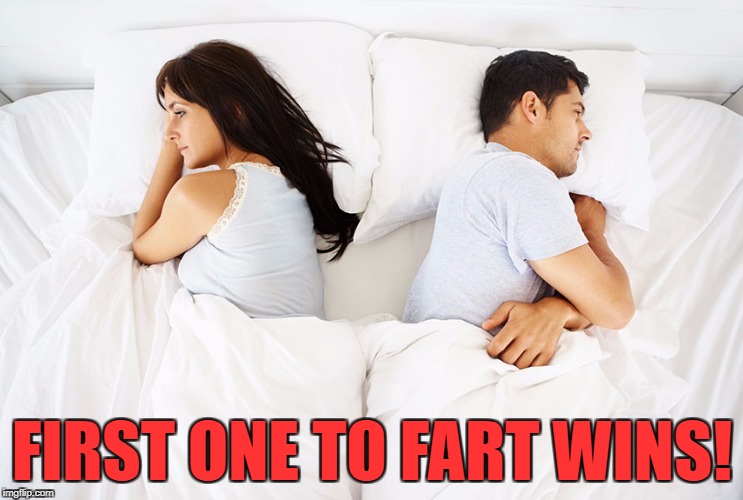 Farting in bed contest! Imgflip
