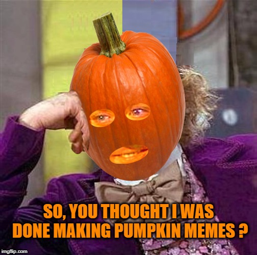 Image tagged in creepy condescending wonka,pumpkin,memes,pumpkin spice