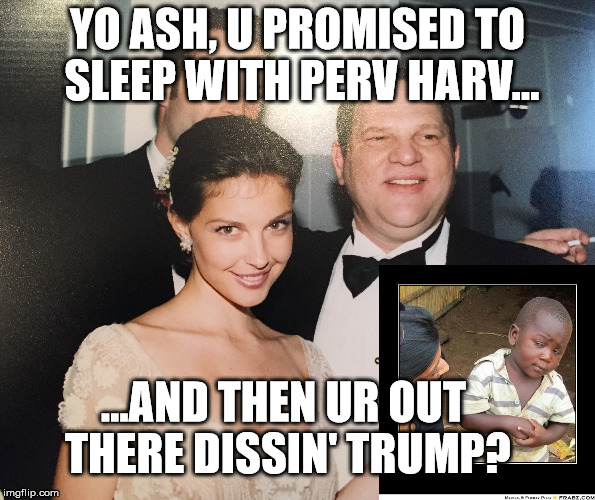 Image tagged in ashley judd,harvey weinstein Imgflip