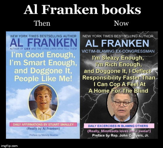 Image tagged in al franken books Imgflip