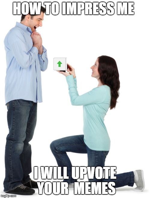 Woman proposing Imgflip