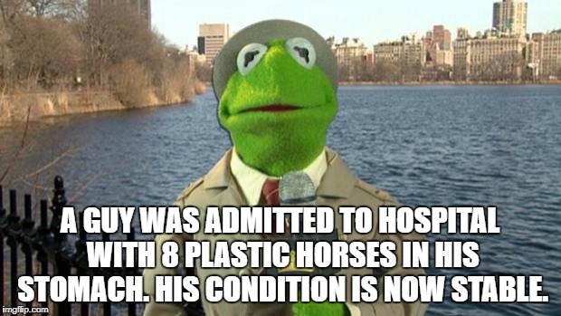 Kermit News Report Imgflip