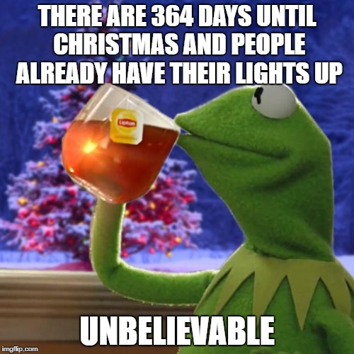 Kermit Christmas Tea Imgflip