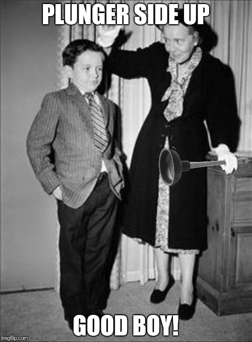 who left the plunger in the toilet Imgflip