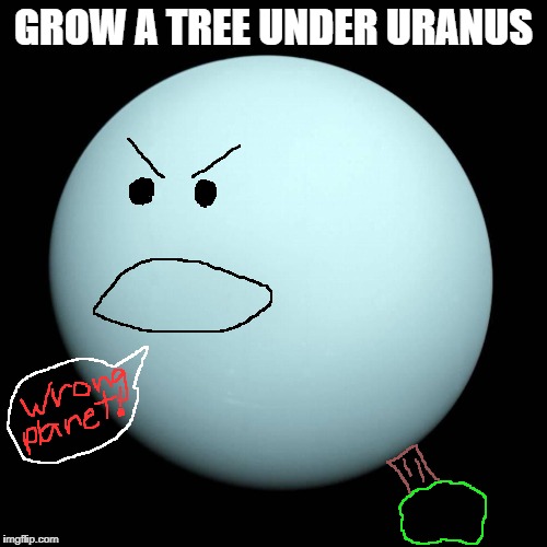 Add a Uranus joke to this Imgflip