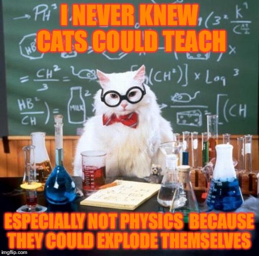 Chemistry Cat Meme Imgflip