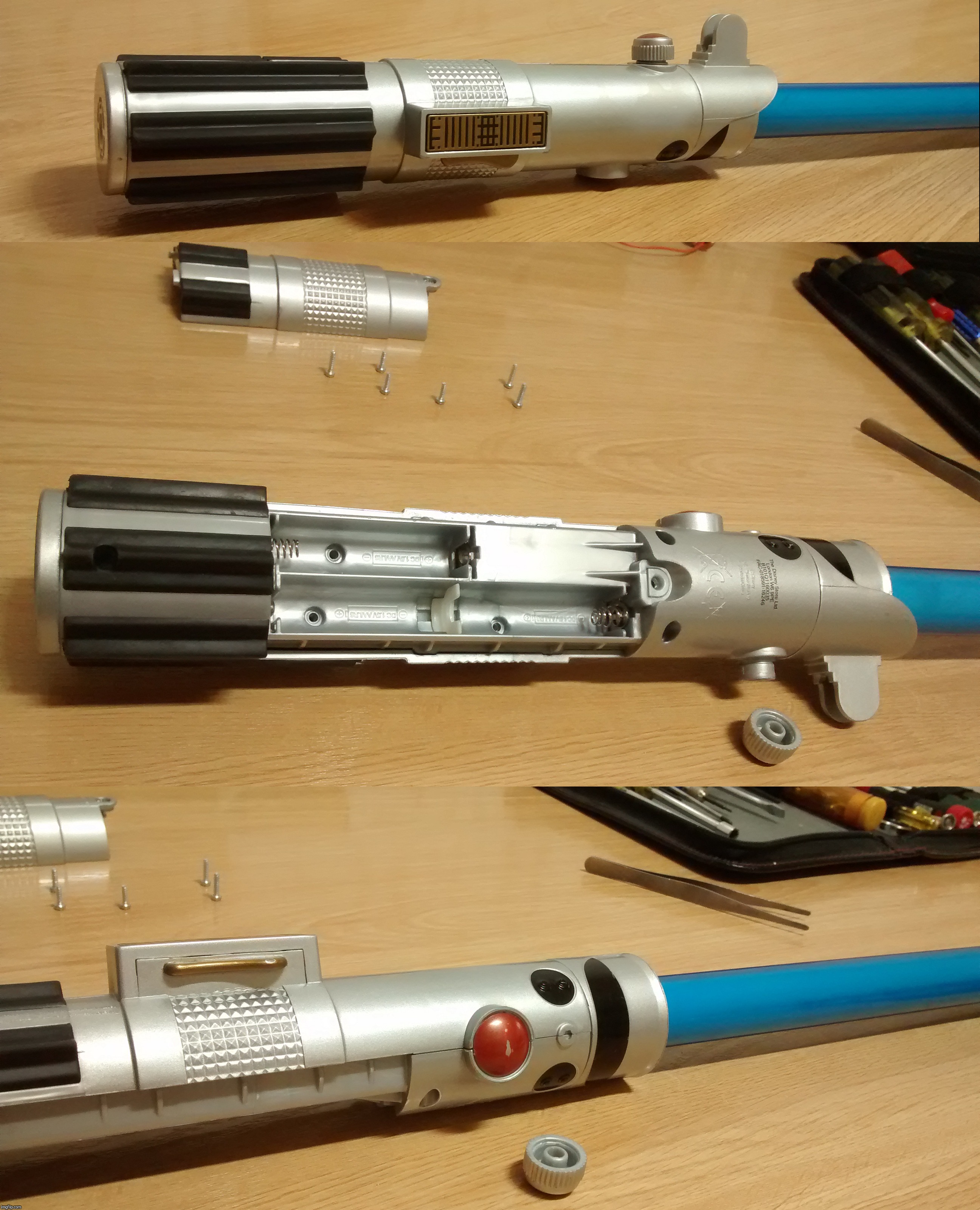 Help dismantling a Disney Exclusive FX Rey's lightsaber