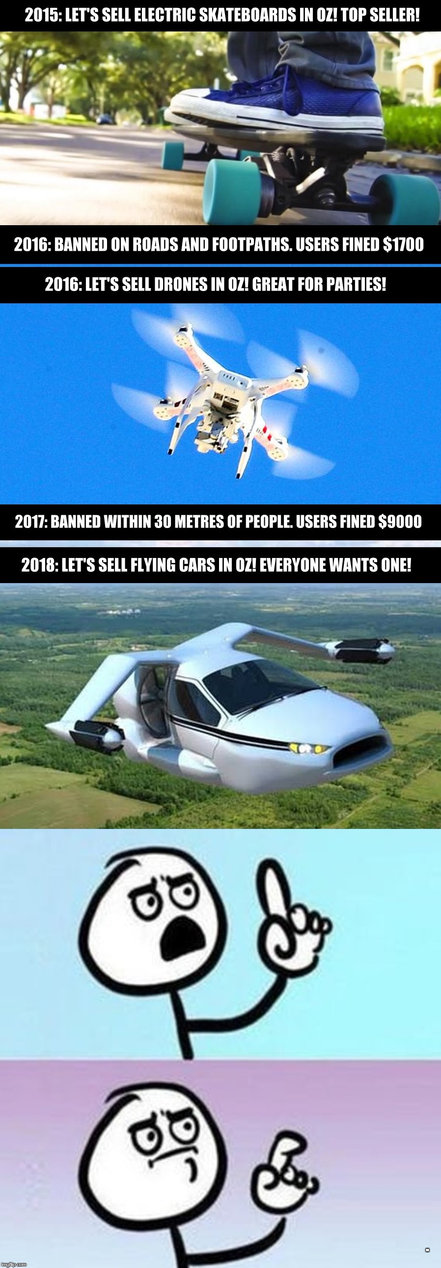Why we'll never get flying cars! Imgflip