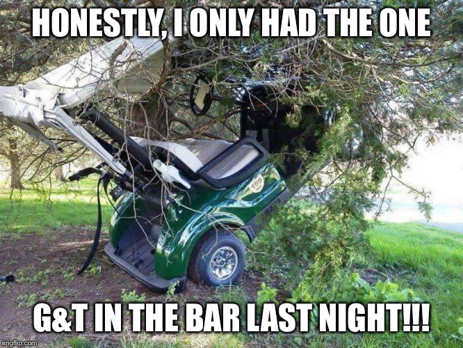 Golf Cart in Tree Imgflip