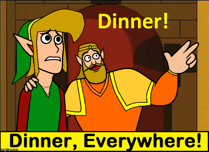 Download Dinner Meme Zelda PNG & GIF BASE