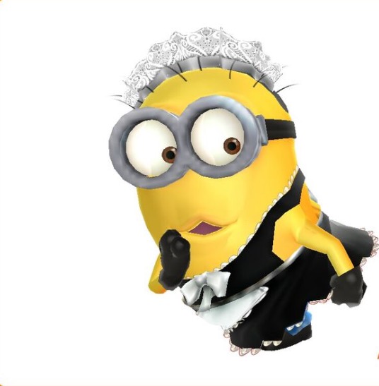 Minion Maid Blank Template Imgflip