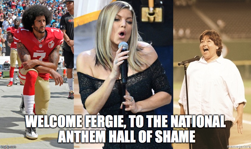 Image tagged in fergie,national anthem Imgflip