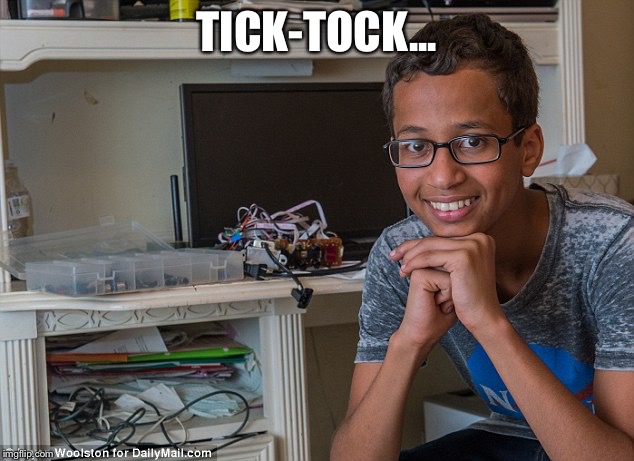Image tagged in clock boy Imgflip