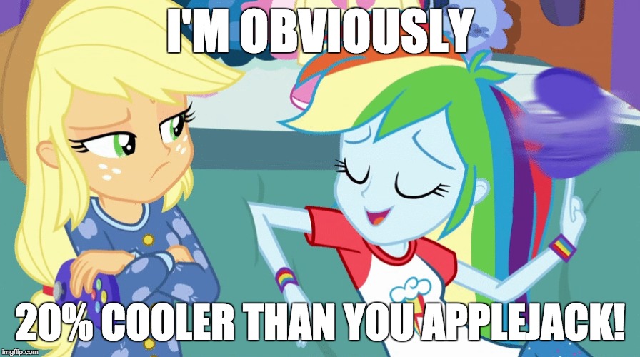Rainbow loves to brag! Imgflip