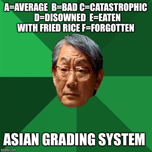 High Expectations Asian Father Meme Imgflip