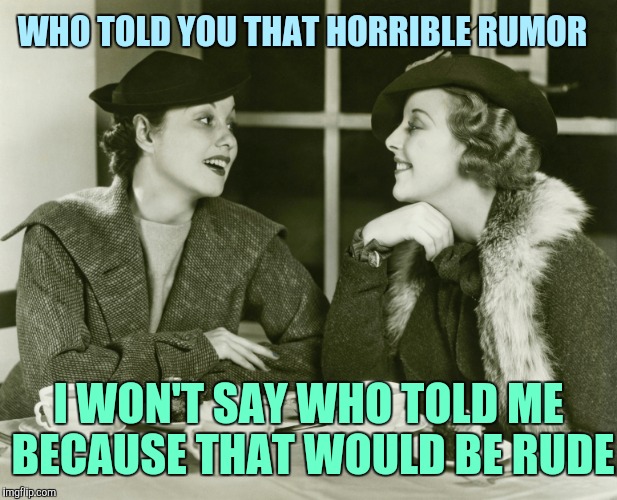 Gossiping women Imgflip