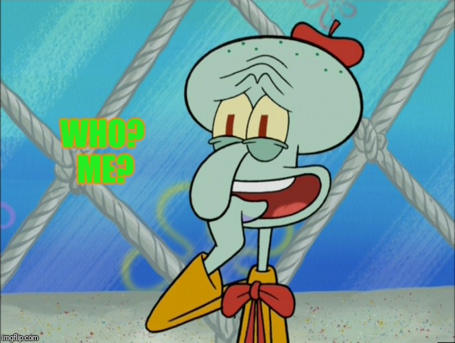 Squidward's One Night Stand Imgflip