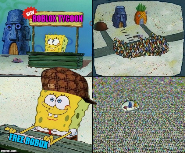 Spongebob Roblox Meme List Of Free Items On Roblox FAWG