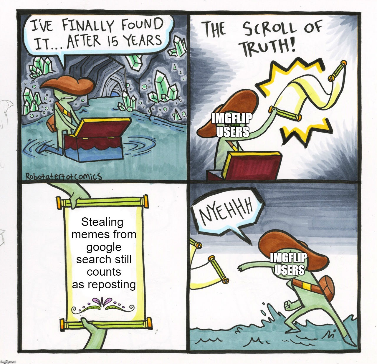 The Scroll Of Truth Meme Imgflip