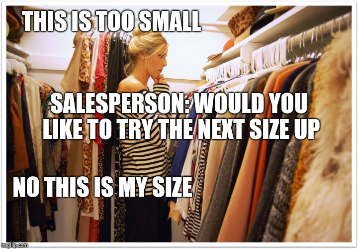 Woman shopping Imgflip