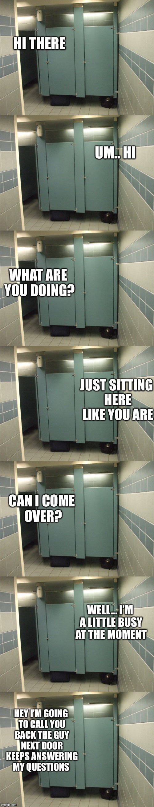 bathroom stall Memes & GIFs Imgflip