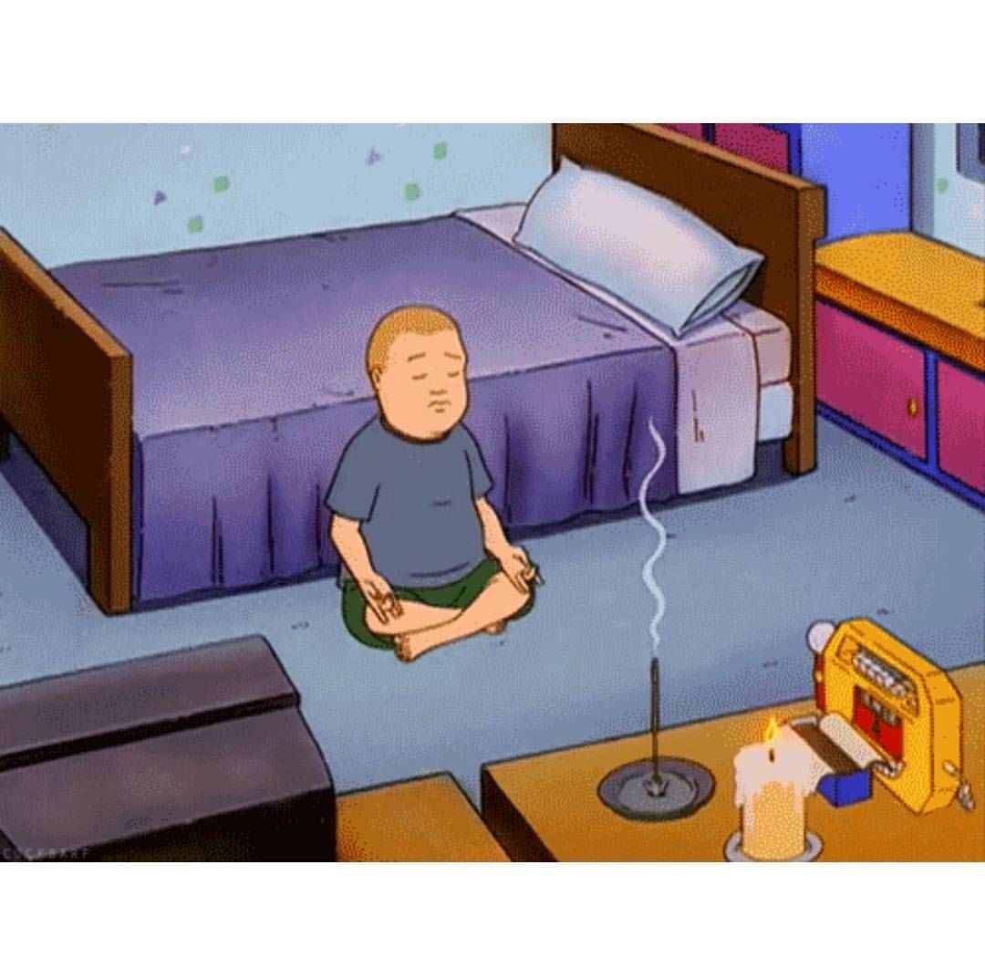 Bobby Hill Meditation Blank Template Imgflip