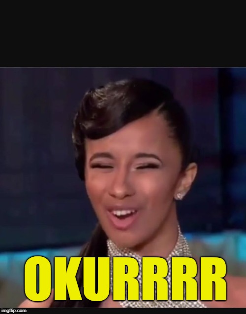 Cardi B face Imgflip