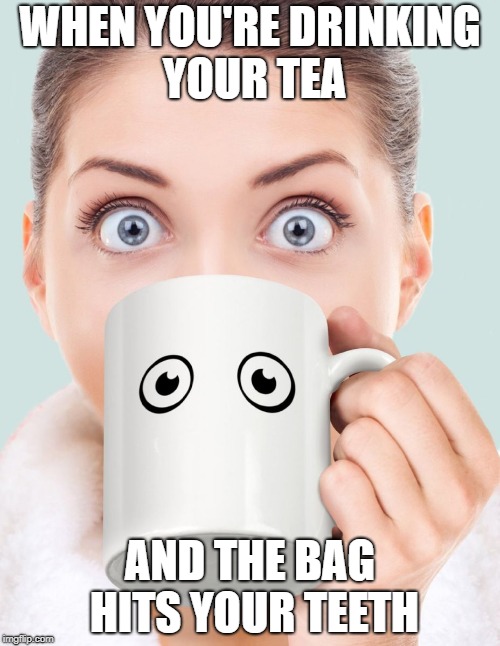 When a Tea Bag is a Douche Bag Imgflip