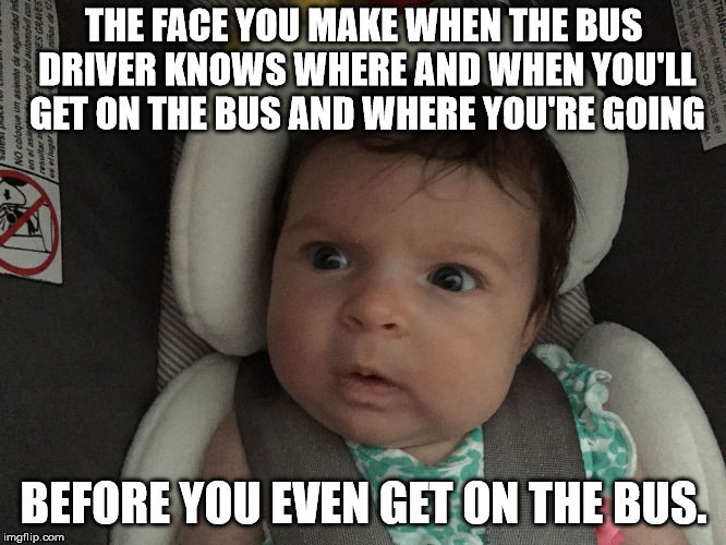 Image tagged in sudden realization infant Imgflip