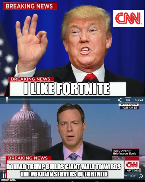 CNN Spins Trump News Imgflip