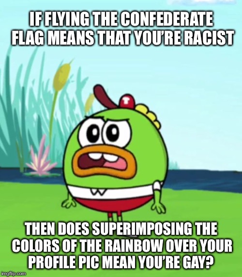 Gay flag meme generator cabkera
