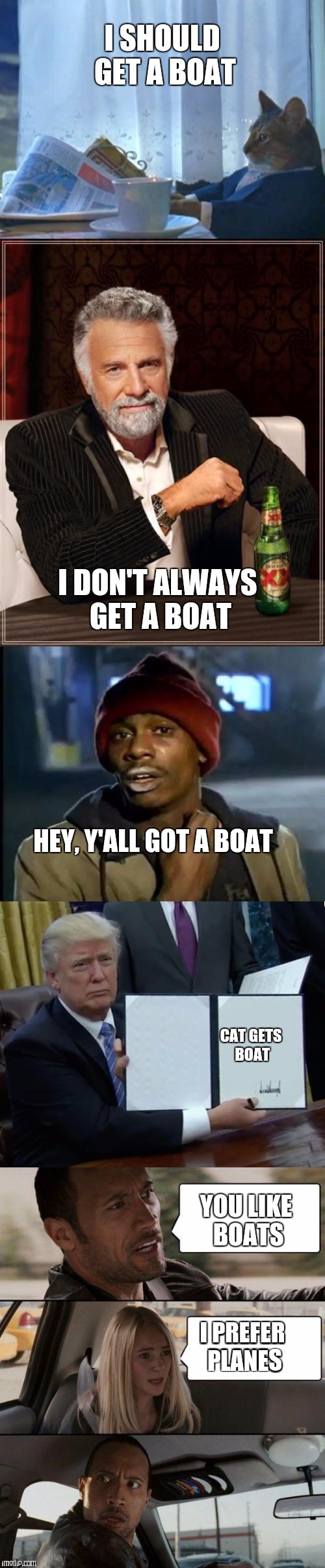I should get a boat Imgflip