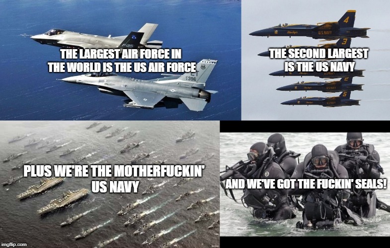 Image tagged in airforce and navy Imgflip