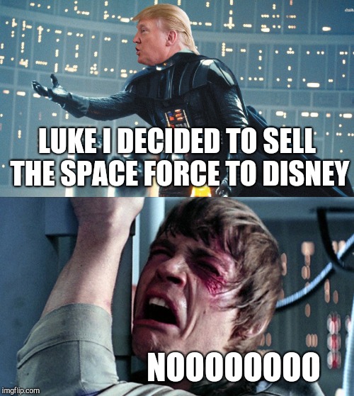 Trump's space force Imgflip