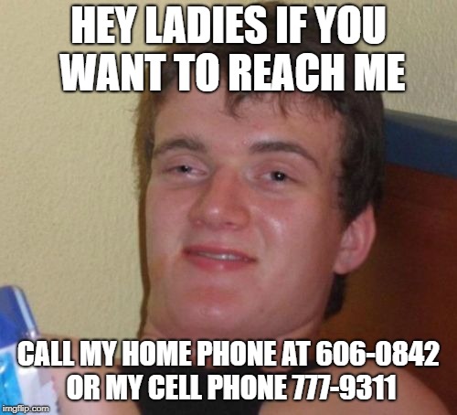 If you can get these two phone number references than you are awesome